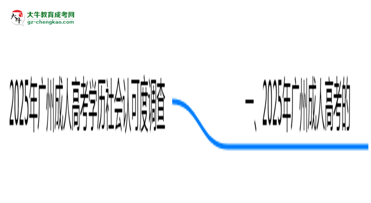 2025年廣州成人高考學(xué)歷社會認(rèn)可度調(diào)查報告思維導(dǎo)圖