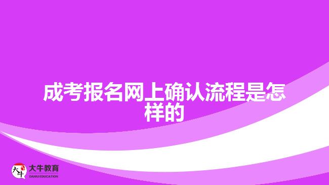 成考報名網(wǎng)上確認(rèn)流程是怎樣的