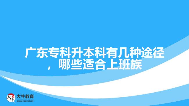 專升本有幾種途徑，哪些適合上班族