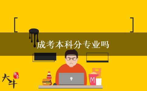 成考本科分專業(yè)嗎