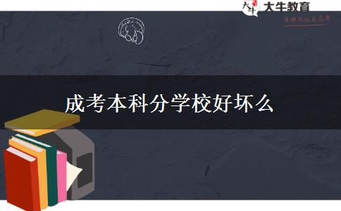 成考本科分學校好壞么