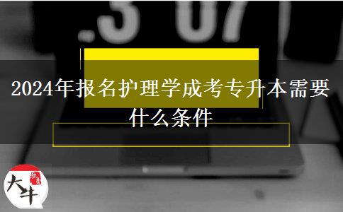 2024年報名護(hù)理學(xué)成考專升本需要什么條件