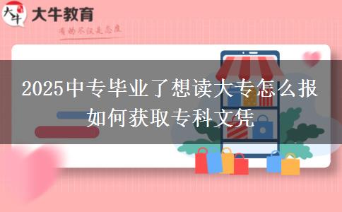 2025中專畢業(yè)了想讀大專怎么報(bào) 如何獲取?？莆膽{