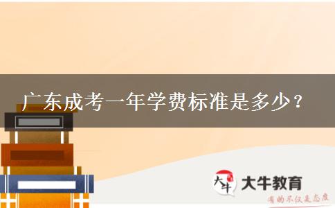 廣東成考一年學(xué)費(fèi)標(biāo)準(zhǔn)是多少？