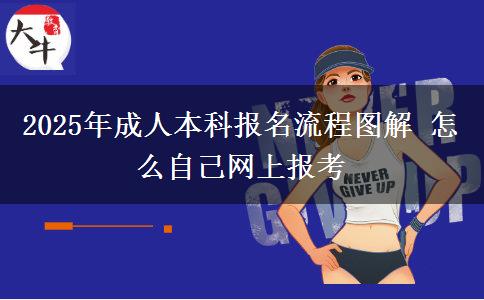 2025年成人本科報名流程圖解 怎么自己網上報考